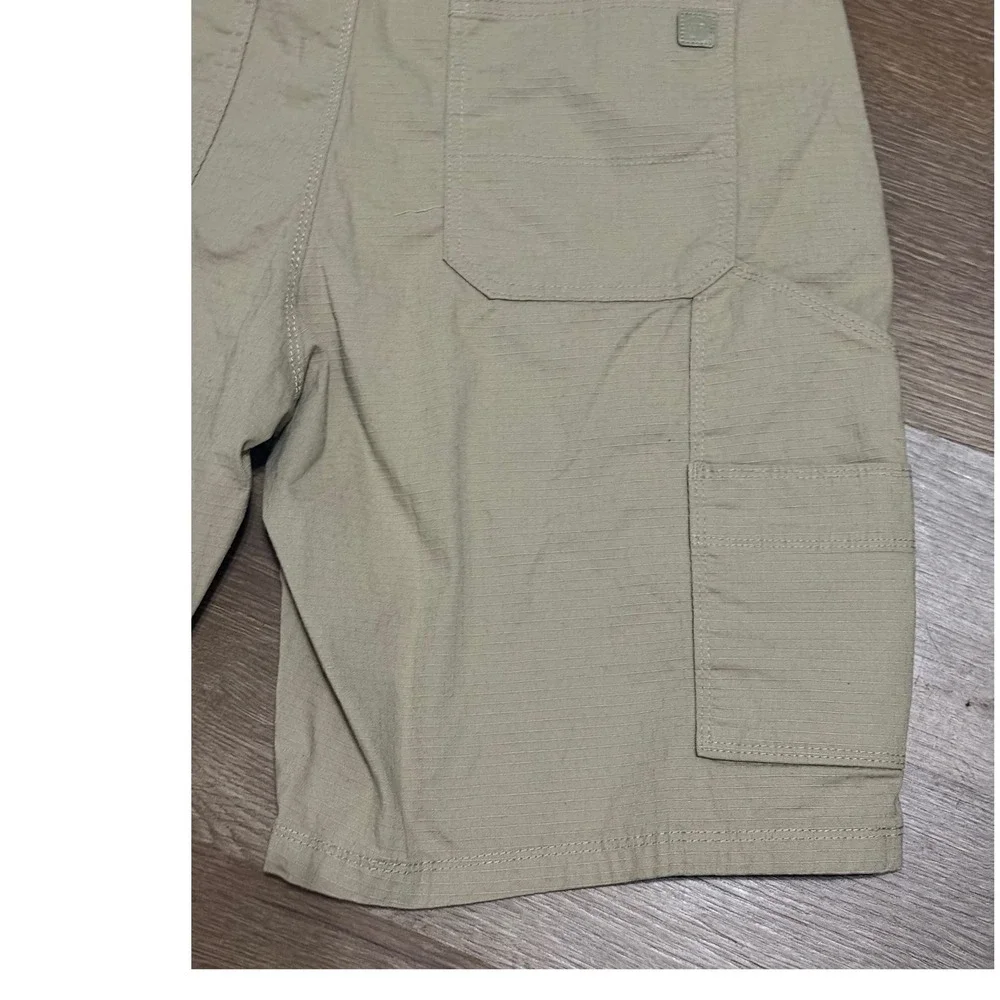 Weatherproof Mens Ripstop Utility Shorts Khaki Tan Size 36 Cargo Hiking Workwear - Picture 5 of 10